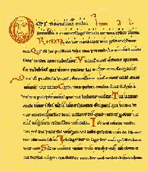 manuskriptseite der carmina burana